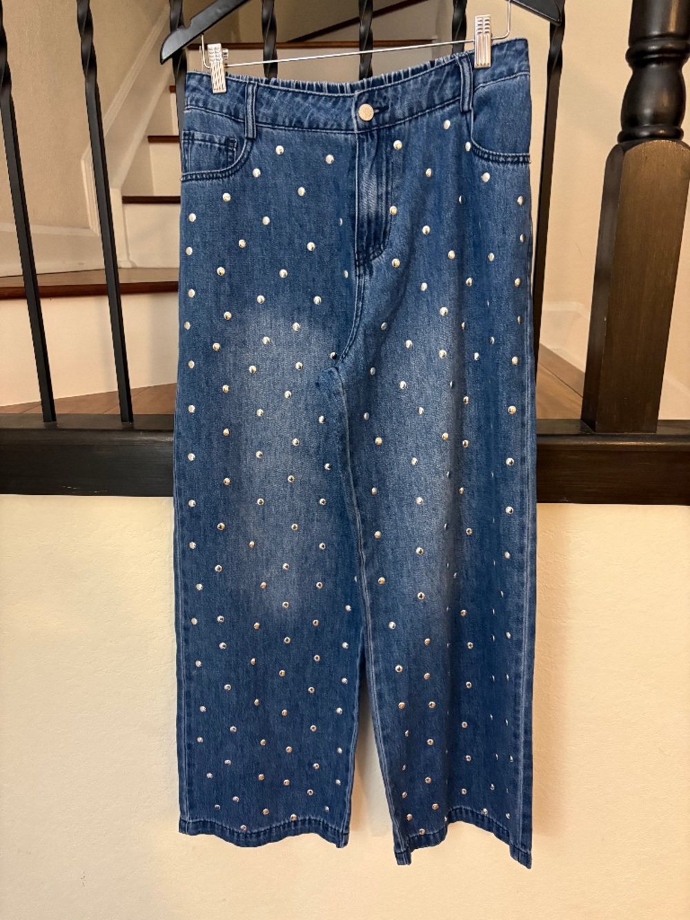 Studded Jean and Tank Top Set